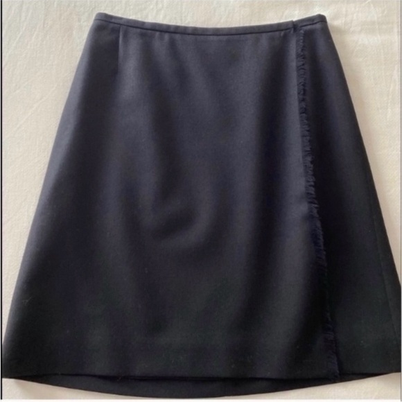 VTG J.Crew Collection Wool Fringe Mini Skirt - Picture 5 of 8